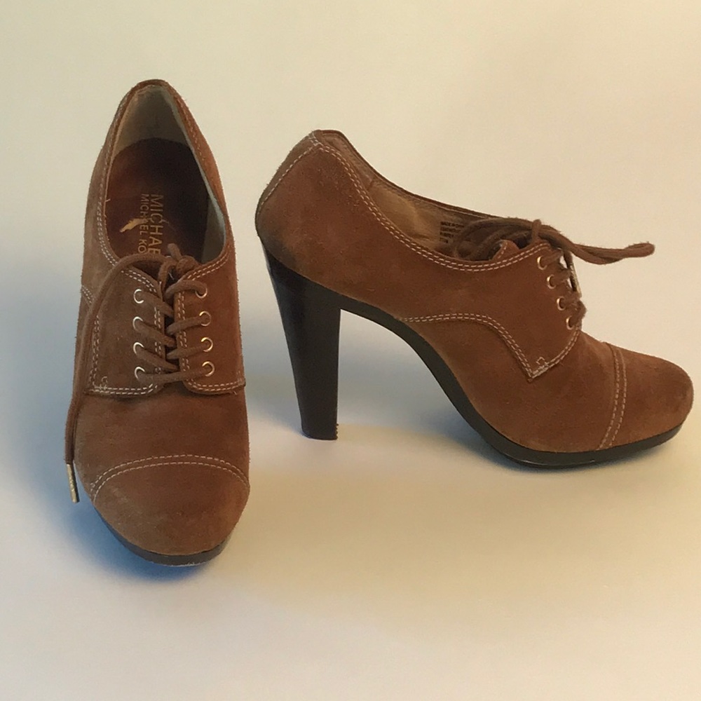MICHAEL Michael Kors suede 4” booties.